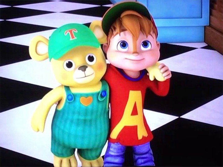 alvin and the chipmunks talking teddy