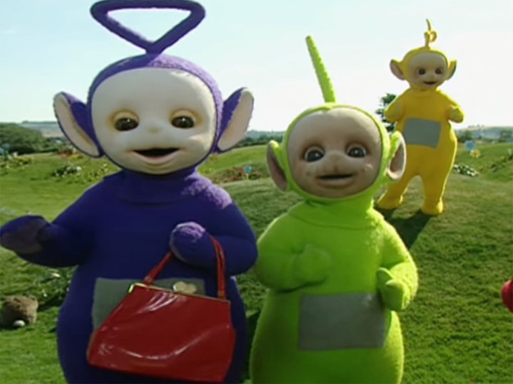 Teletubbies Watching TV