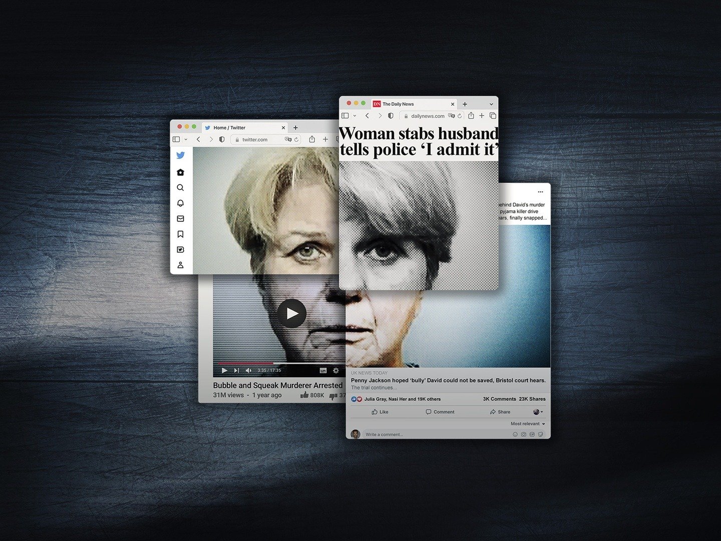 Bubble and Squeak Murder on TV Series 1 Episode 1 Channels and