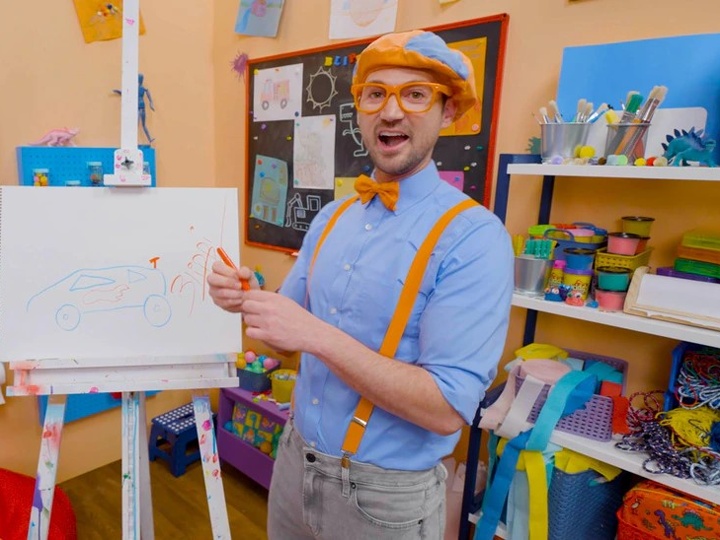 How To Draw With Blippi on TV | Series 1 Episode 4 | Channels and ...