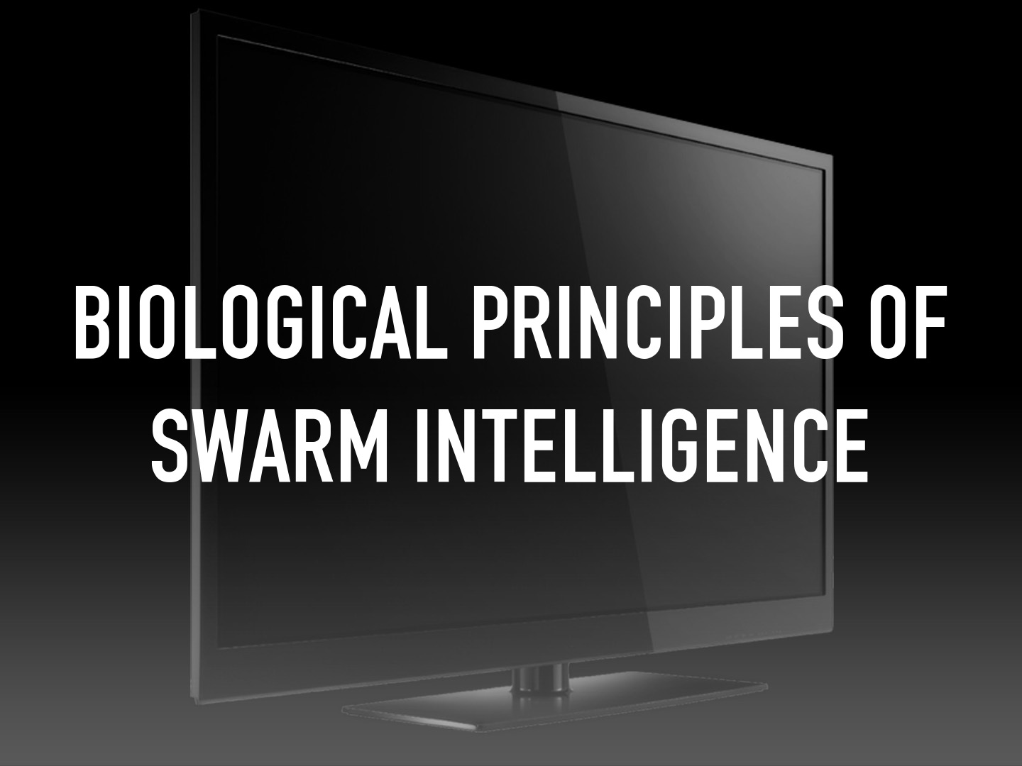 Biological Principles of Swarm Intelligence on TV | Channels and ...