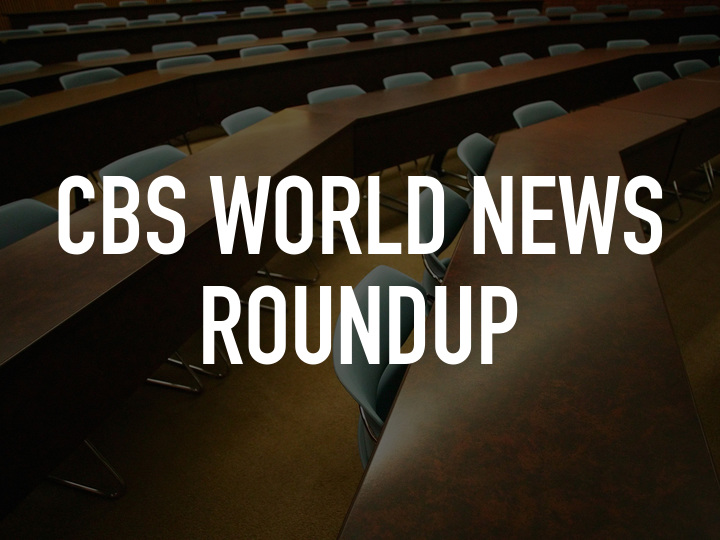 CBS World News Roundup On TV | Channels And Schedules | TVTurtle.com